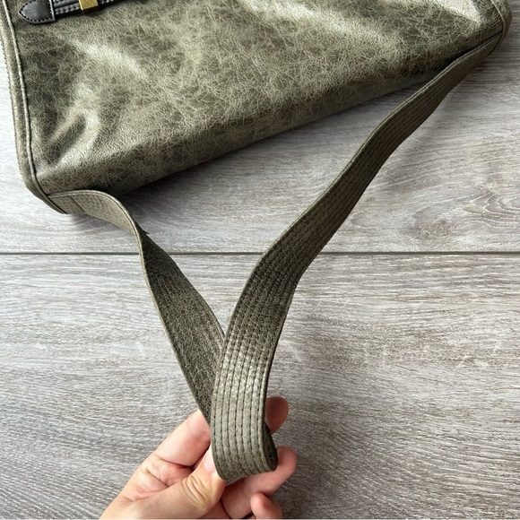 Matt & Nat Distressed Vegan Leather Messenger Bag - Picture 11 of 13